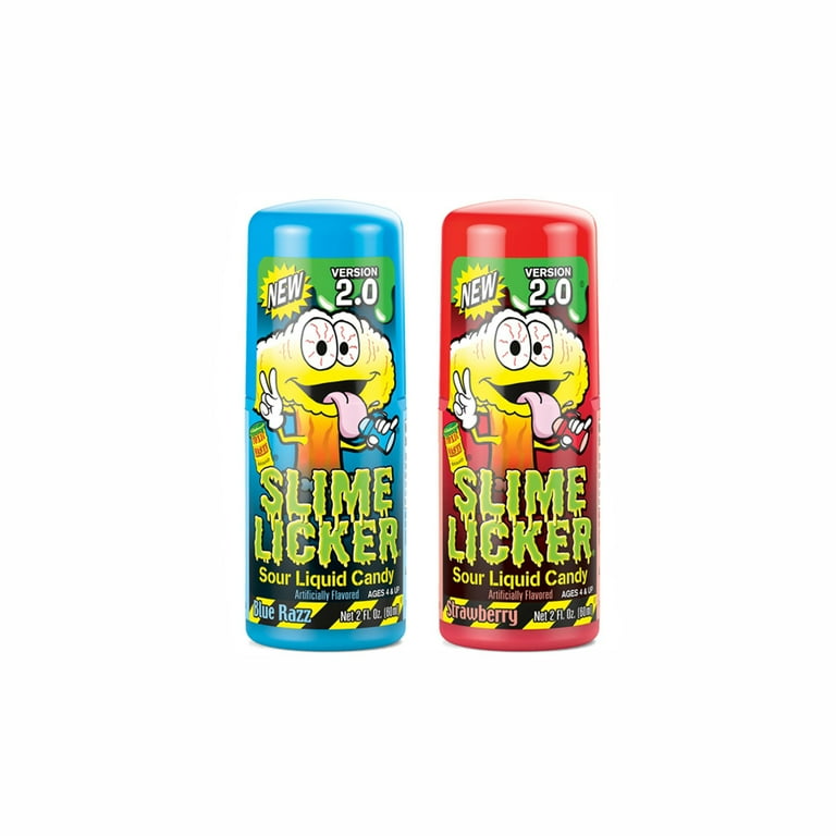 Toxic Waste Slime Licker 2.0 Blue Razz & Strawberry Sour Liquid