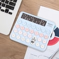 thumbnail image 5 of sruoe Desktop Calculator, 12 Digit, Scientific Calculators, Mechanical Switch Calculator, Large Display and Keys Button Basic Calculators, Portable Financial Calculator for S-Chool, Office, 5 of 6