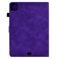 thumbnail image 3 of SaniMore Wallet Case for iPad Pro 11" 4th/3rd/2rd/1st Gen 2022/2021/2020/2018, Auto Sleep/Wake, PU Leather Magnetic Cover with Pencil Holder Card Slot & Kickstand Full Body Protective Shell, Purple, 3 of 7