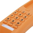 ANGGREK Mini Desktop Corded Landline Phone, Fixed Telephone Single Line