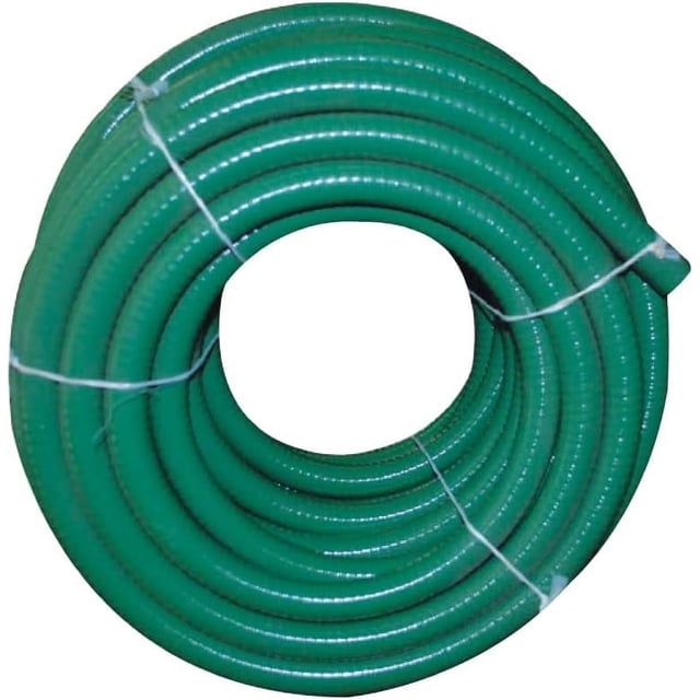 Manguera De Succión 1 Pulgada Rollo De 30 Metros Diámetro Exterior 3.1Cm Presión 100 Psi 7 Kg/Cm2 Color Verde