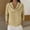01-Beige, variant on Women's Cowl Neck Waffle Knit Pullover Top, Solid Color Long Sleeve Casual Sweater, Soft Comfy Tunic for Daily Office Fall Wear 08-Pink XXL