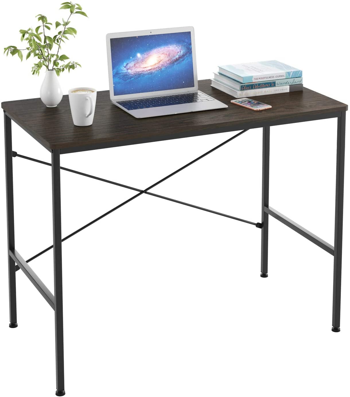 Computer Student Desk, Easy Assembly, Laptop Study Table 39" Home