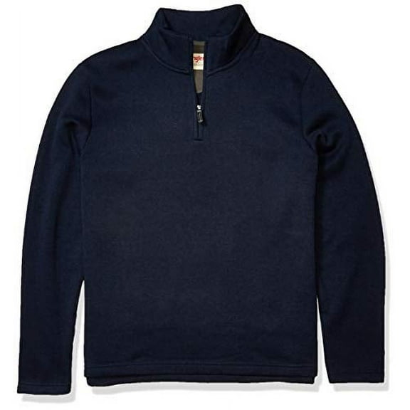 Wrangler Authentics Men?s Sweater Fleece Quarter-Zip, Choose Sz/Color: XL/Mood Indigo