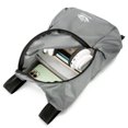 thumbnail image 3 of Mochila de camping de nailon impermeable plegable para actividades al aire libre (gris), 3 of 9