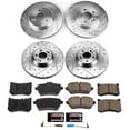 thumbnail image 2 of PowerStop Front and Rear Z23 Evolution Sport Carbon-Fiber Ceramic Brake Pad and Drilled & Slotted Rotor Kit Fits: MERCEDES-BENZ Select Models K9160, 2 of 3