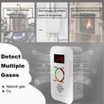 thumbnail image 5 of Natural Gas Detector and Carbon Monoxide CO Detector,Combustible Gas Detector Monitor for Co, Metha, 5 of 5