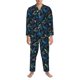 thumbnail image 3 of Fotbe Dinosaur Pijama de Hombre con Estampado de Manga Larga, Conjunto de 2 Piezas, Ropa de Dormir Suave y Cómoda con Bolsillos-X-Large, 3 of 7