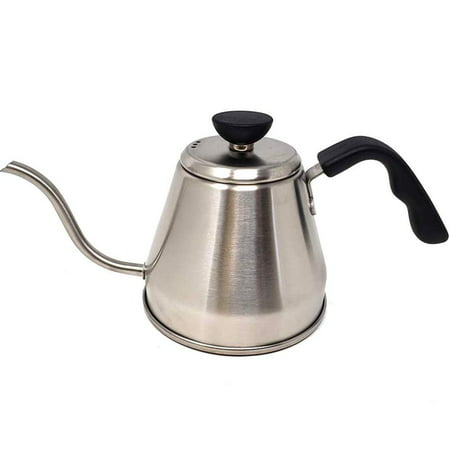 Pour Over Gooseneck Kettle Premium Stainless Steel Coffee Tea Maker Dripper Stove Top Home Brewing, Camping, Traveling - Barista Quality 1.2