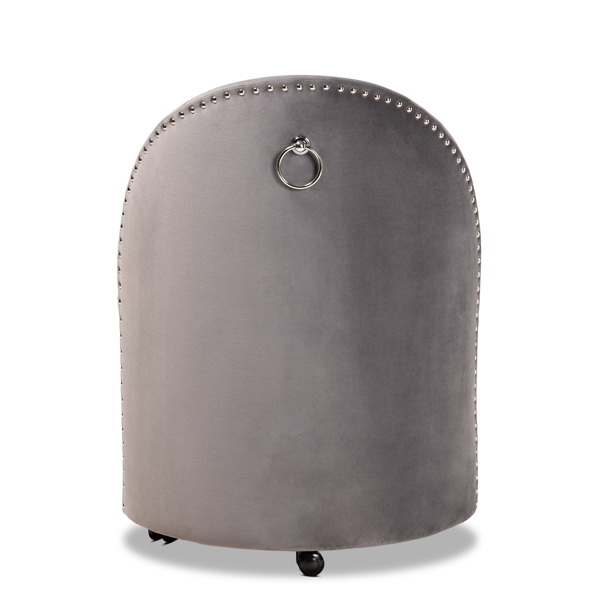 Baxton Studio Bethel Bucket Chair, Grey