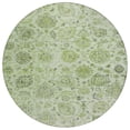 thumbnail image 2 of Addison Rugs Chantille Indoor/Outdoor Transitional Damask Aloe Machine Washable Round Rug, 8' x 8', 2 of 7