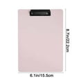 thumbnail image 3 of Usloyux Under $5 Clipboard Folder,Plastic A5 Clip Board Clipboards,Folder Writing Pad Memo Clip Board Clips Test Paper Storage Organizer for Office School, 3 of 6