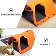thumbnail image 4 of CHICHUMID Durable Orange Felt Cat Exercise Toy for Pet Play and Training, Fun Splicing Design 1Pc, 4 of 8