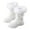 White, variant on CYRBOKO Snow Boots for Girls, Princess Thermal Casual Fleece Shoes for Kids Pink Size 13.5 (Little Kids)