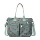 thumbnail image 2 of Bolsa de hombro cruzado para mujer de print verde, gran capacidad, casual, 2 of 5