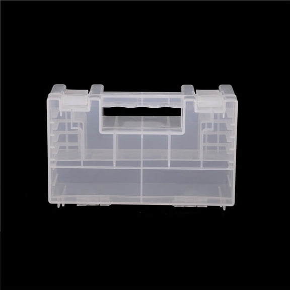 Large Portable Hard Plastic Battery Case Holder Storage Box for AA AAA Batteries
