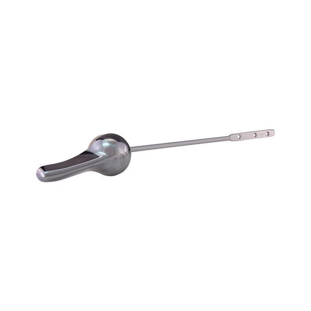 Flush Lever Plumb Pak, plástico cromado plateado