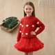 thumbnail image 4 of Conjuntos de blusas y camisas de cuello redondo y manga larga para mujer y niño Suéter de cuello redondo y manga larga Top de punto Top de poliéster para niños lindo y moderno, 4 of 7