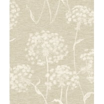 Advantage Garvey Taupe Dandelion Wallpaper