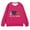 104Hot Pink745, variant on XAOFW Kid Hoodless Sweatshirt Girls Hanukkah Themed Print Celebration Everyday Long Sleeve Crew Neck Casual Loose Holiday Vacation Tops