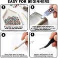 thumbnail image 4 of Bedazzling Kit 42 Colors, Bedazzler Kit with 42000Pcs Rhinestones, Tweezer, 3Pcs Jewelry Glue, Dotting Pen and Tray, 3mm Crystal Bedazzle Kits for Bedazzled Gems Nail Art Crafting, 4 of 8