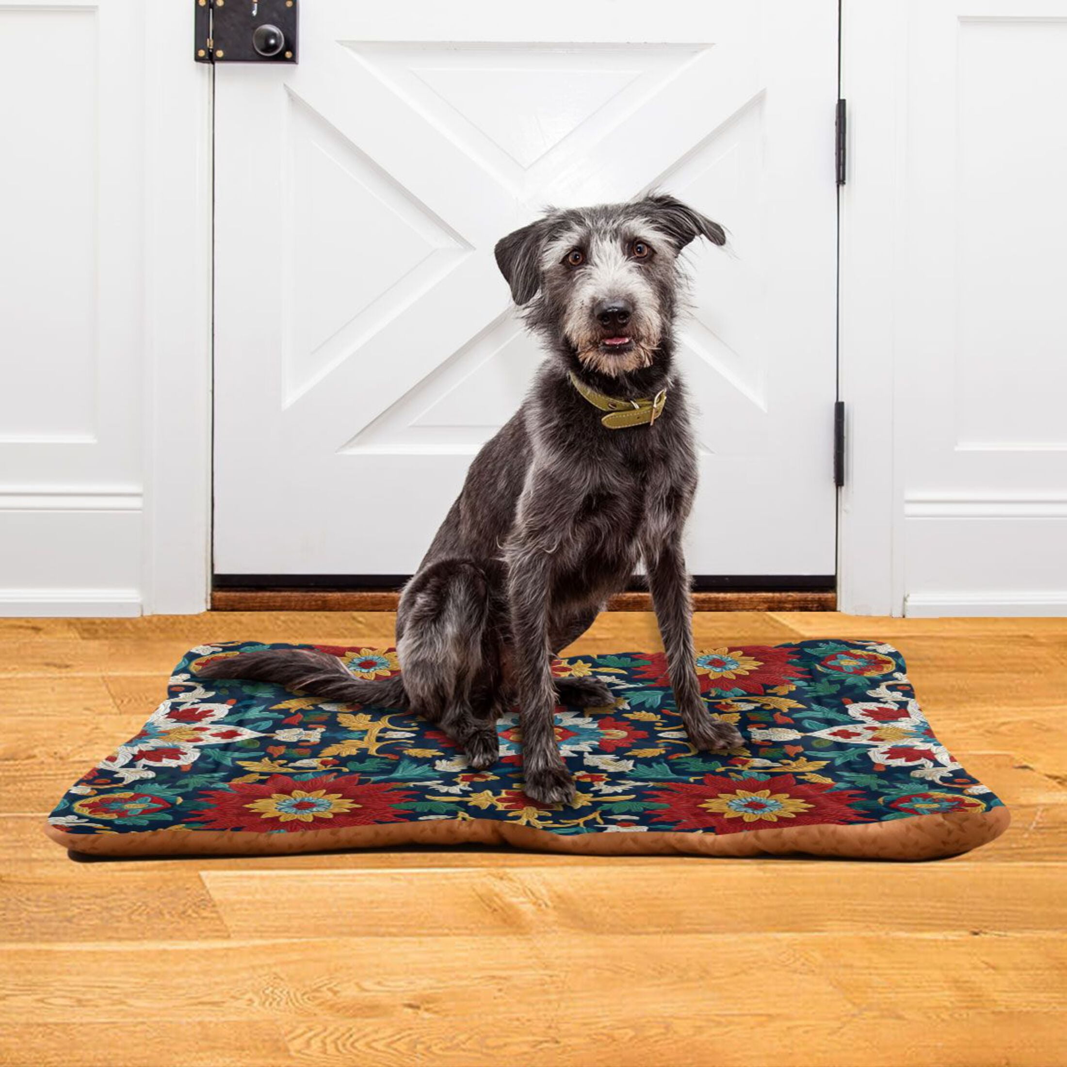 Cozy Mat Pet Bed Indoor Outdoor Warm Soft For Cat Dog Puppy(S/M) Persian Pattern