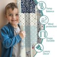 thumbnail image 3 of Blackout Kids Curtains,Pioneer Flower Floral Print Pattern Childrens Insulated Curtains Set Of 2,Bedroom Essentials,Toddler Room Decor 42"x84", 3 of 5