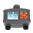 thumbnail image 1 of 2 Outlet Hose Watering Timer 2 Zone Sprinkler Timer with Rain Sensor Automatic Irrigation Controller with G3/4 Male to G1/2 Female Adapter, 1 of 5