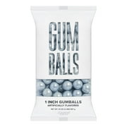 Candy Envy - Shimmer Silver 1 Inch Gumballs - 2lb Bag - Approximately 113 Gumballs Per Bag - North American Made & Kosher Certified
