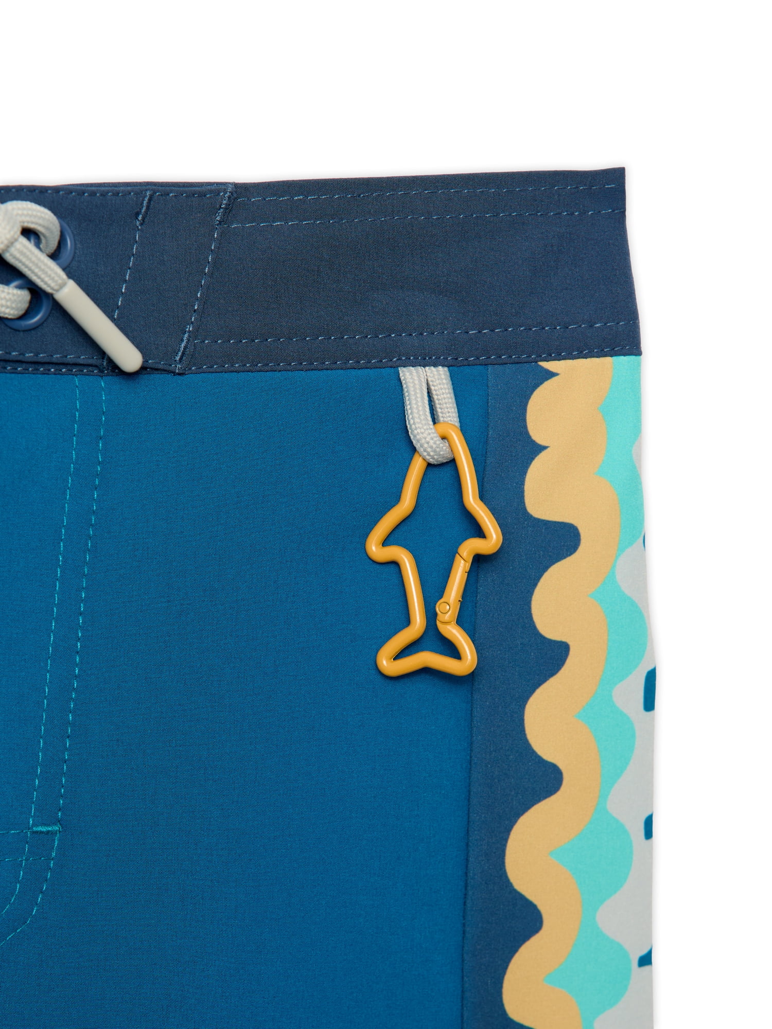Rugged Shark Boys 6" Inseam Swim Trunks, Sizes 4-16