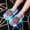 Blue1, variant on Boys Girls Light Up Slippers Motion Sensor LED Slides with Cartoon Pattern Non- Sole, Indoor Outdoor Use(35,Yellow2)