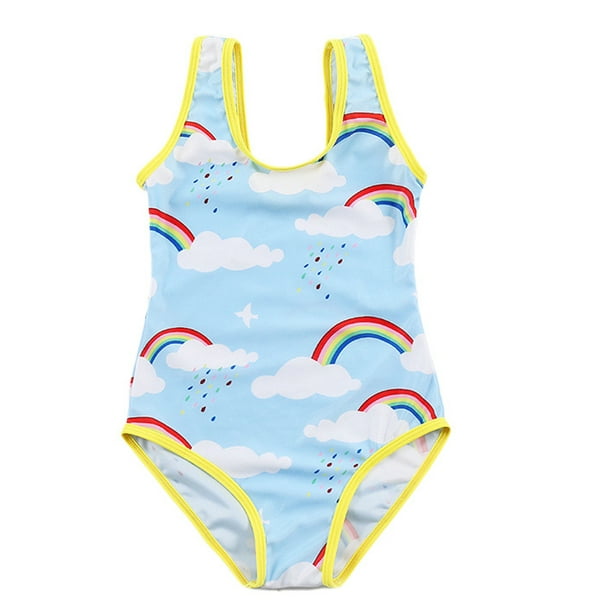 Lallc - Girls Swimwear Bikini Kids Swimsuit Strappy Monokini Summer ...