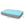 thumbnail image 3 of Quilted Changing Pad Cover, Elephants Aqua/Lime/Grey, 3 of 3