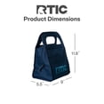 thumbnail image 5 of RTIC Insulated Lunch Bag, Soft-Sided Freezable & Collapsible Cooler, Navy, 5 of 9