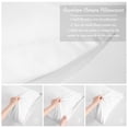 thumbnail image 4 of Fundas de almohada NTBAY de microfibra cepillada, 20 x 26 cm, color blanco (paquete de 2), 4 of 8