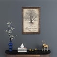 thumbnail image 2 of KSIW-Tree of Life Wall Art Scripture Christian Wall Decor Vintage Bible Verse Canvas Painting Tree Pictures Religious Poster Retro Framed Artwork for Bedroom Living Room Church 16''x24'', 2 of 6