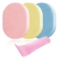 thumbnail image 1 of Kit de ayuda para la depilación: 3 esponjas corporales y espátula para crema depilatoria - Suave con la piel Material PVA para hombres y mujeres, 1 of 5