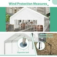 thumbnail image 6 of LZBEITEM 20' x 32' Large Heavy Duty Outdoor Canopy Party Tent & Carport, Heavy Duty Outdoor Wedding Gazebo, Event Shelter Canopy for Outdoor Event, Wedding, Birthday Party, White, 6 of 10
