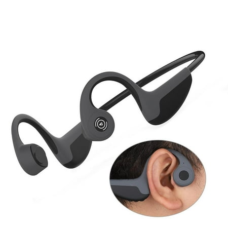 Moksha Wireless Headphone, Z8 Wireless Bone Conduction Headphones Waterproof Bluetooth 5.0 Headset...