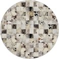 thumbnail image 2 of Addison Rugs Dream Shag Premium Machine Washable Transitional Boxes Granite Round Rug, 8' x 8', 2 of 8