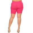 thumbnail image 4 of Women's Plus Size Casual Basic Solid Biker Shorts Pants, 4 of 4