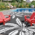 thumbnail image 6 of TacleeKii Waterproof Outdoor Rug 9' x 12', Reversible Plastic Straw Mat for Patio, RV, Camping & Deck, Gray, 6 of 8