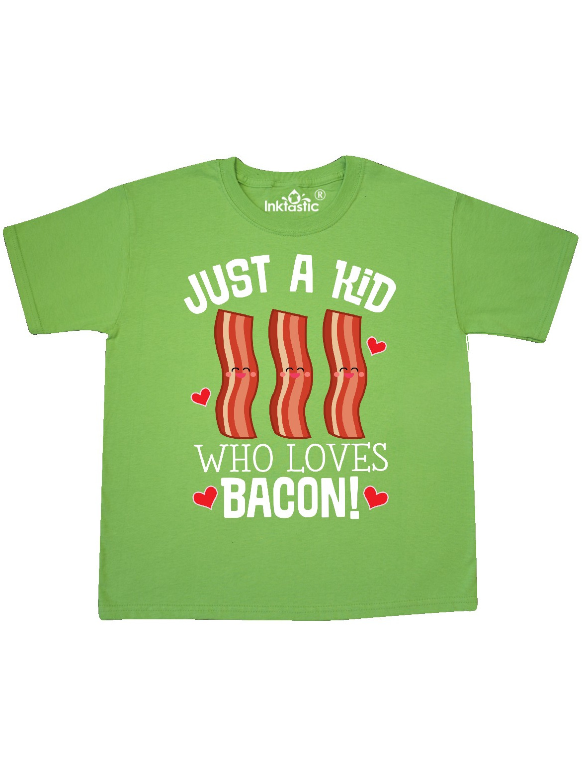 Just a Kid Who Loves Bacon Youth TShirt