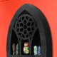 thumbnail image 2 of Sombrero de bruja Estante de cristal Estante de mesa creativo y elegante para fiestas en el hogar (A), 2 of 6