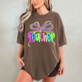 thumbnail image 5 of Preppy Teacher Shirt with Neon Bow – Comfort Colors Back to School Tee, Coquette Bow Teacher Top for First Day of School, 5 of 8