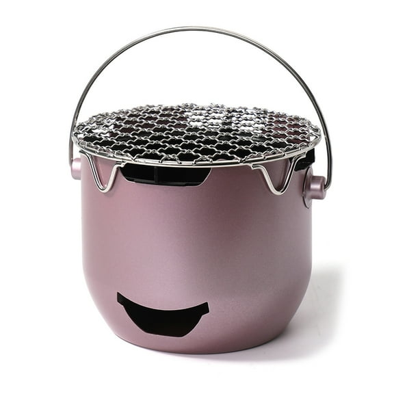 Portable Camping Small Carbon Stove Compacts Windproof BBQ Cooking Grills For Indoor Outdoors Camping Picnics Enduring