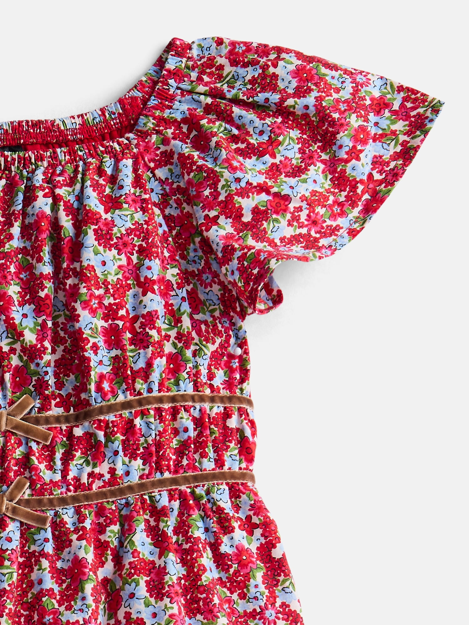 Parker Rose Girls Dress with Flutter Sleeves, Sizes 4-18
