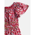 thumbnail image 3 of Parker Rose Girls Dress with Flutter Sleeves, Sizes 4-18, 3 of 3