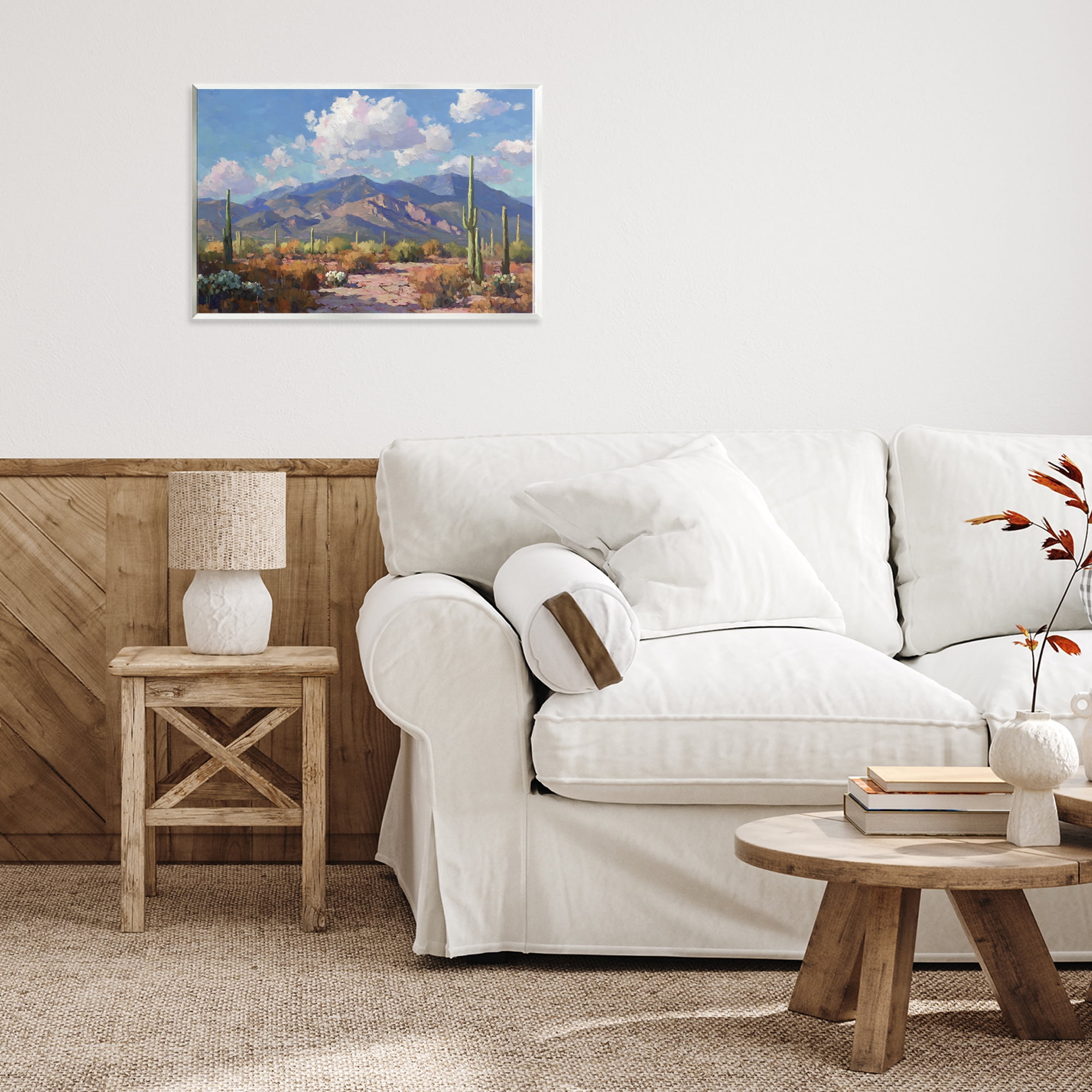 Stupell Industries Desert Mountains at Sunset Glow Wall Plaque Art, design by Gina Kelly