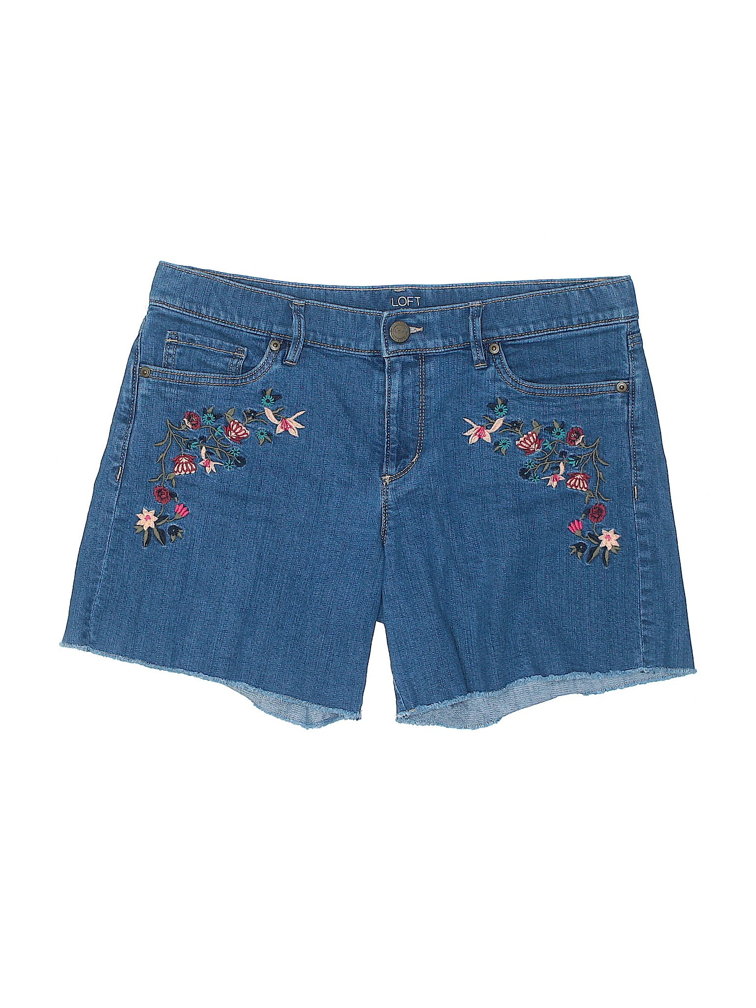 ann taylor denim shorts